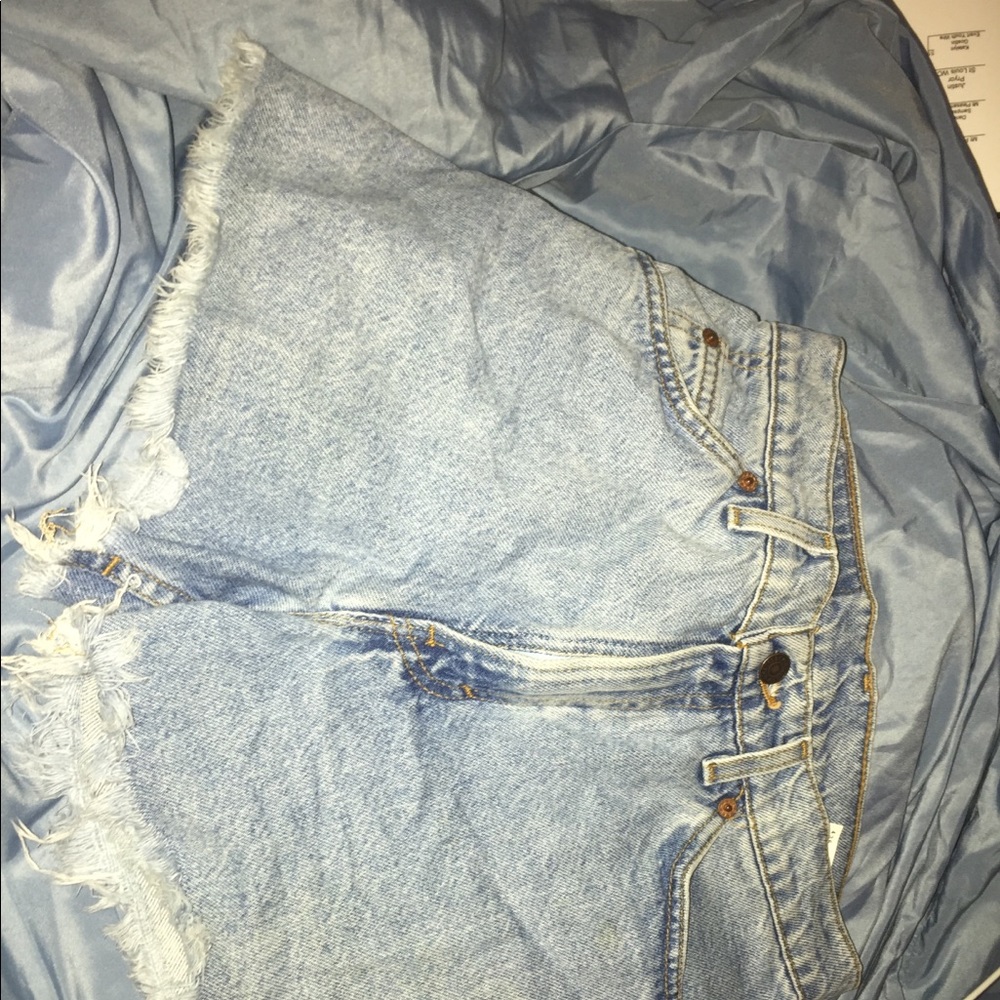 Size 7 vintage orange tag levi shorts!